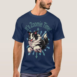 Zoomie Time Border Collie bijvoorbeeld T-shirt