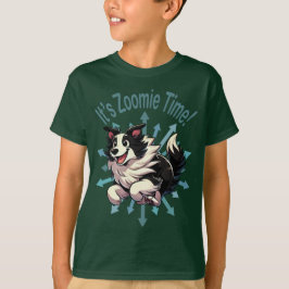 Zoomie Time Border Collie bijvoorbeeld T-shirt