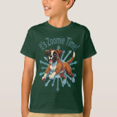 Zoomie Time Boxer T-shirt (Voorkant)