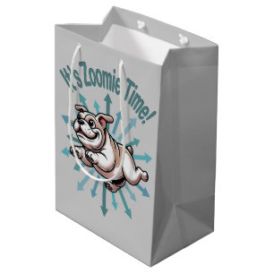 Zoomie Time Bulldog bijvoorbeeld Medium Cadeauzakje