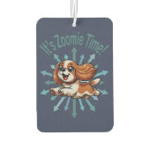 Zoomie Time Cavalier Spaniel bijvoorbeeld Luchtverfrisser (Achterkant)