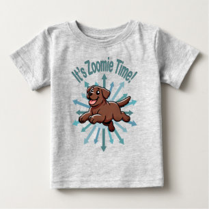Zoomie Time Chocolate Lab