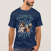 Zoomie Time Collie T-shirt (Voorkant)