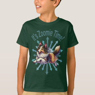 Zoomie Time Collie T-shirt