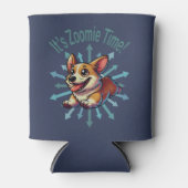 Zoomie Time Corgi Blikjeskoeler (Voorkant)