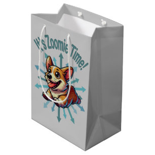 Zoomie Time Corgi Medium Cadeauzakje