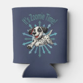 Zoomie Time Dalmatiër Blikjeskoeler (Achterkant)