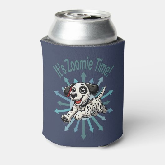 Zoomie Time Dalmatiër Blikjeskoeler (Blikje Achterkant)