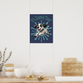 Zoomie Time Dalmatiër Poster (Keuken)