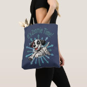 Zoomie Time Dalmatiër Tote Bag (Dichtbij)