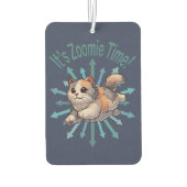 Zoomie Time Dilute Calico Cat Luchtverfrisser (Achterkant)