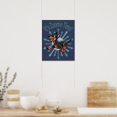 Zoomie Time Doberman Pincher Poster (Keuken)