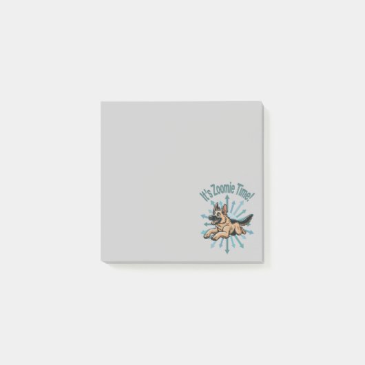 Zoomie Time Duitse herder Post-it® Notes (Voorkant)