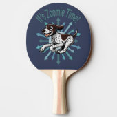 Zoomie Time Duitse kortharige pointer Tafeltennisbatje (Achterkant)
