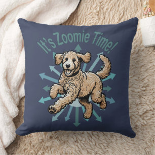 Zoomie Time Golden Doodle Kussen