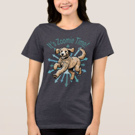 Zoomie Time Golden Doodle Tri-Blend Shirt