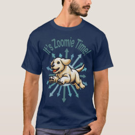 Zoomie Time Golden Lab T-shirt