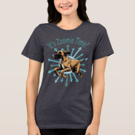 Zoomie Time Great Dane bijvoorbeeld Tri-Blend Shirt