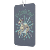 Zoomie Time Greyhound bijvoorbeeld Luchtverfrisser (Links)
