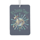 Zoomie Time Greyhound bijvoorbeeld Luchtverfrisser (Achterkant)