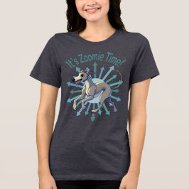 Zoomie Time Greyhound bijvoorbeeld Tri-Blend Shirt