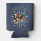 Zoomie Time Hound Dog Blikjeskoeler (Voorkant)