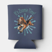 Zoomie Time Hound Dog Blikjeskoeler (Achterkant)