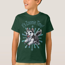 Zoomie Time Husky T-shirt