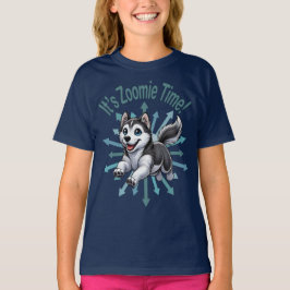 Zoomie Time Husky T-shirt
