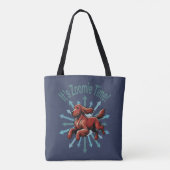 Zoomie Time Ierse Setter Tote Bag (Achterkant)