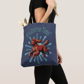 Zoomie Time Ierse Setter Tote Bag (Dichtbij)