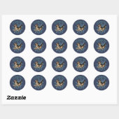 Zoomie Time Large Mutt Ronde Sticker (Vel)