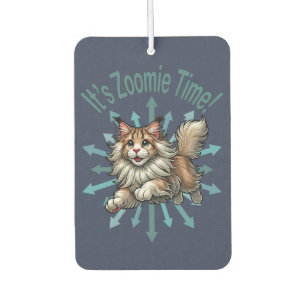 Zoomie Time Maine Coon Cat Luchtverfrisser
