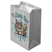 Zoomie Time Maine Coon Cat Medium Cadeauzakje (Voorkant Gekanteld)