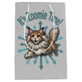 Zoomie Time Maine Coon Cat Medium Cadeauzakje (Voorkant)