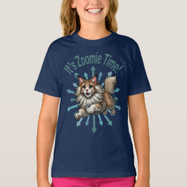 Zoomie Time Maine Coon Cat T-shirt