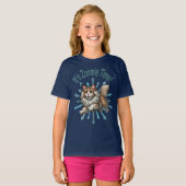 Zoomie Time Maine Coon Cat T-shirt (Voorkant volledig)