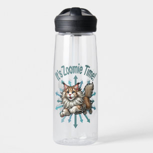 Zoomie Time Maine Coon Cat Waterfles
