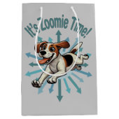 Zoomie Time Medium Beagle Mutt Cadeauzakje (Voorkant)