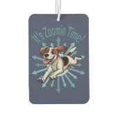 Zoomie Time Medium Beagle Mutt Luchtverfrisser (Achterkant)