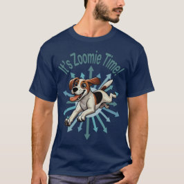 Zoomie Time Medium Beagle Mutt T-shirt
