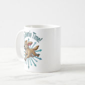 Zoomie time medium dan een mutt koffiemok (Voorkant links)