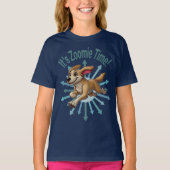 Zoomie time medium dan een mutt t-shirt (Voorkant)