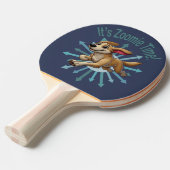 Zoomie time medium dan een mutt tafeltennisbatje (Voorkant Gekanteld)