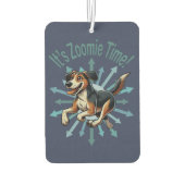 Zoomie Time Medium Mutt Luchtverfrisser (Achterkant)