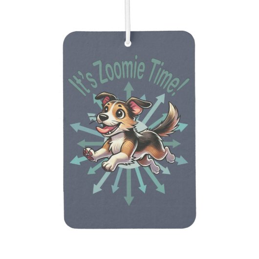 Zoomie Time Mutt Luchtverfrisser (Voorkant)