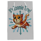 Zoomie Time Oranje Tabby Cat Medium Cadeauzakje (Voorkant)