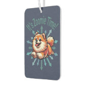 Zoomie Time Pomeranian Luchtverfrisser (Links)