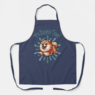 Zoomie Time Pomeranian Schort