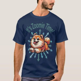 Zoomie Time Pomeranian T-shirt